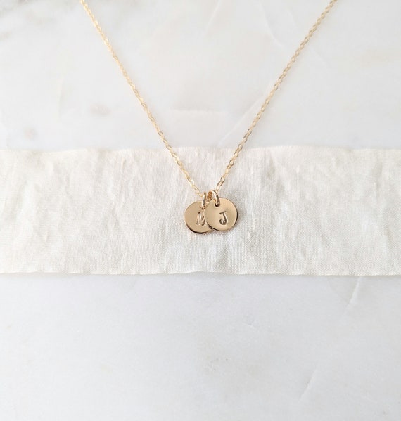 Stamped initial shop charms