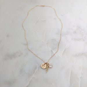 Infant Loss Necklace, Miscarriage Necklace, Miscarriage Gift, Angel Wing Necklace, Birthstone Jewelry image 3