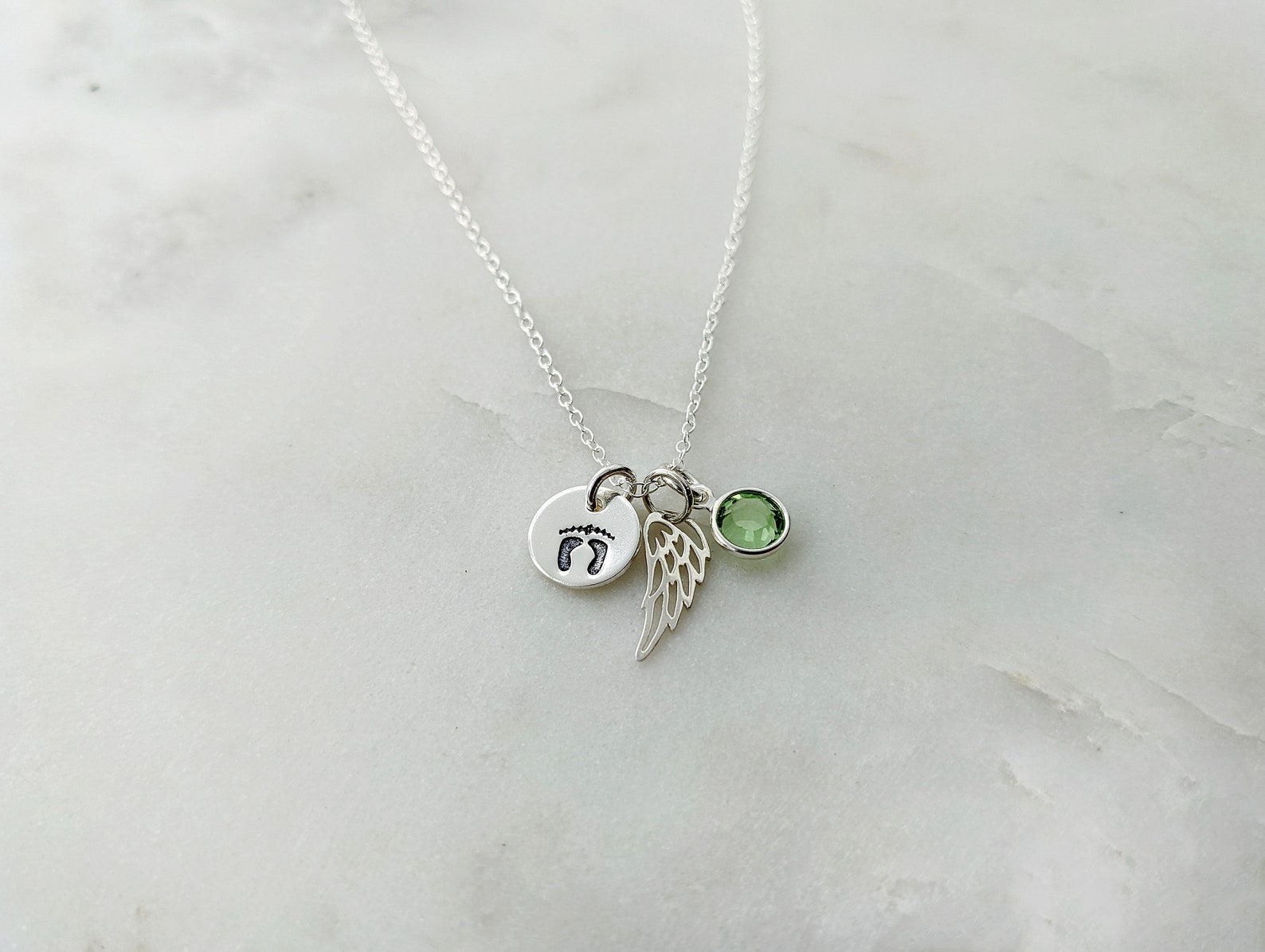 Baby Loss Necklace Sterling Silver Miscarriage Necklace Etsy