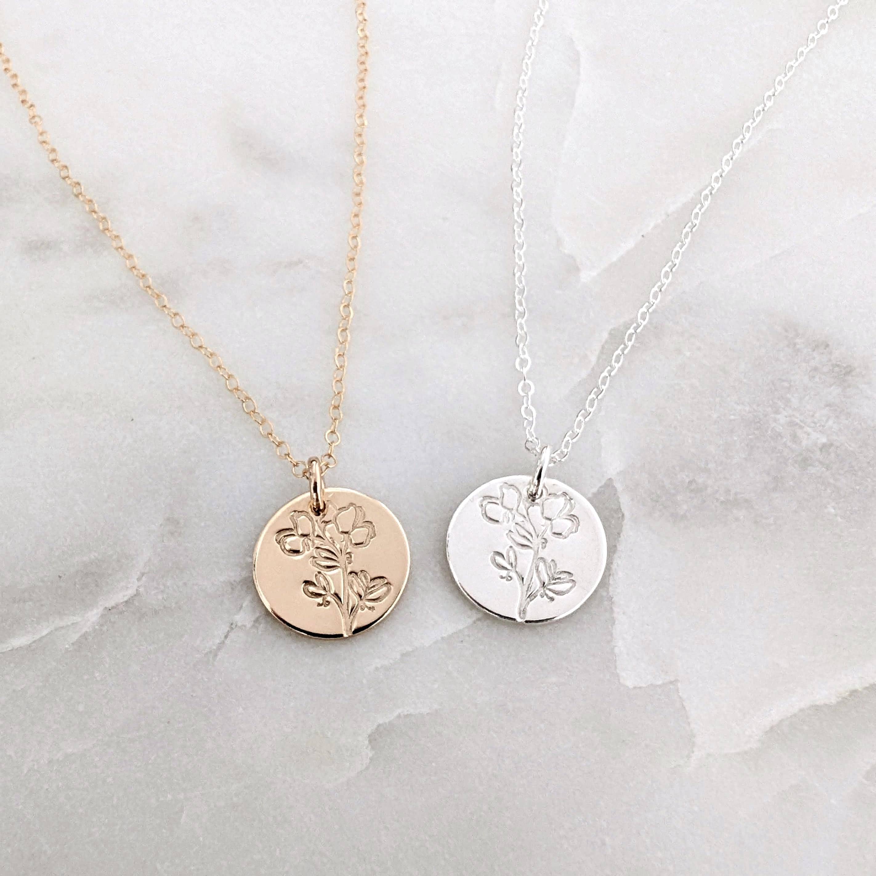 Sweet Pea Necklace - Etsy