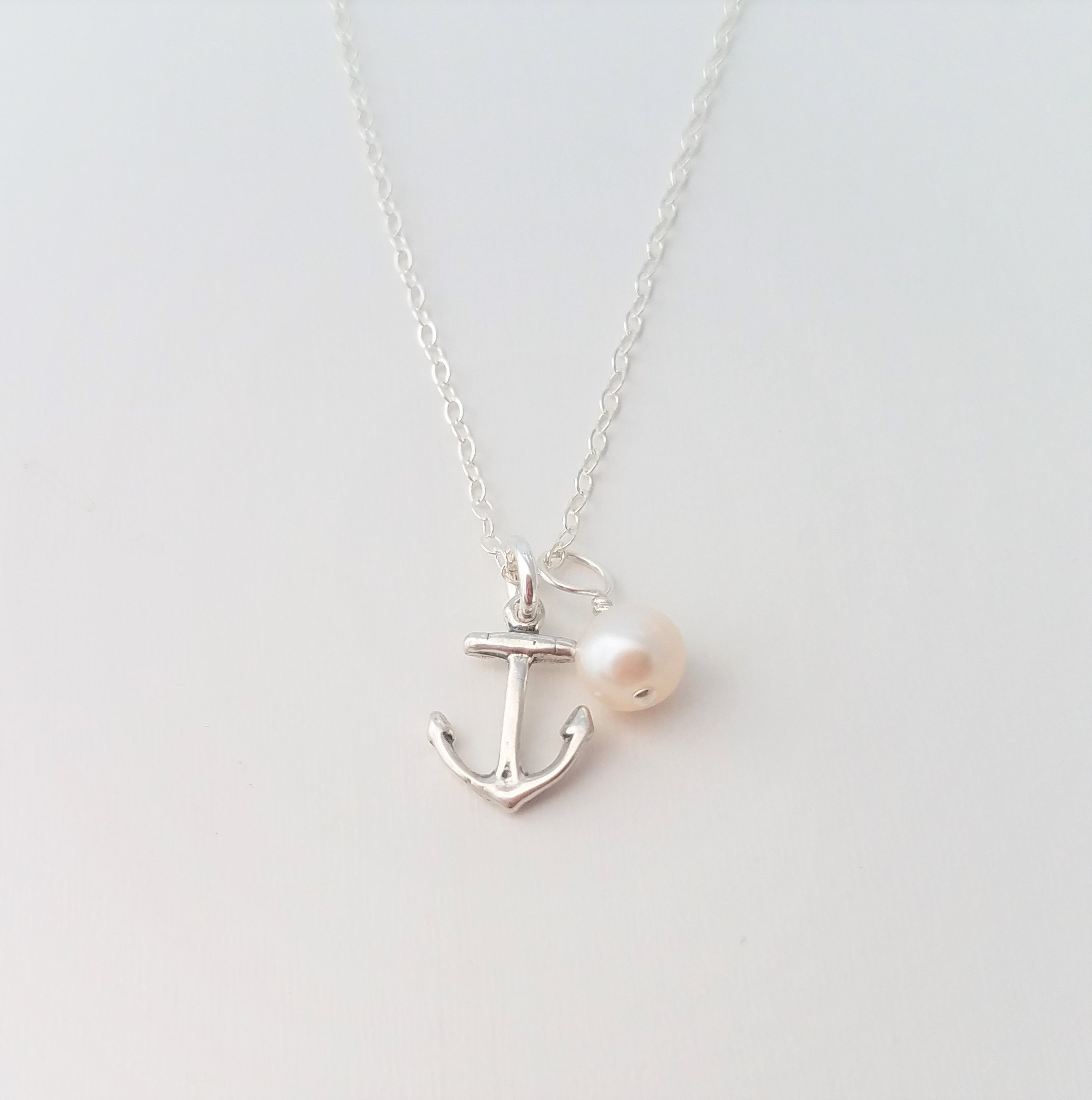 Anchor Necklace Bridesmaid Necklace Beach Wedding Bridesmaid