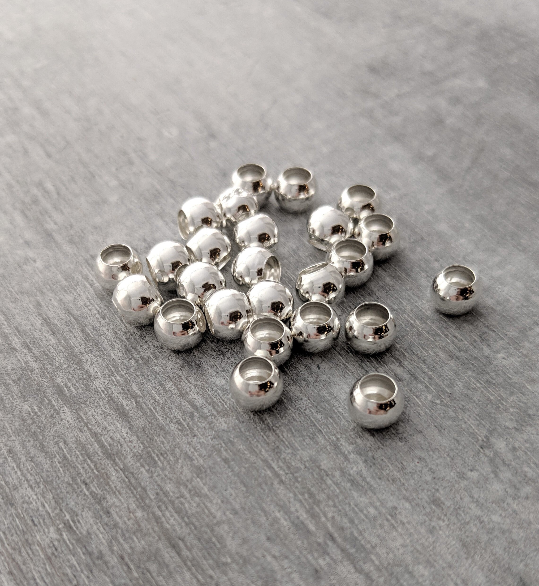 Sterling Silver spacer beads, Add On To Any Of My Listings, Includes