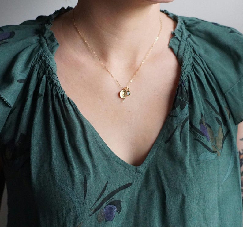 Infant Loss Necklace, Miscarriage Necklace, Miscarriage Gift, Angel Wing Necklace, Birthstone Jewelry image 5