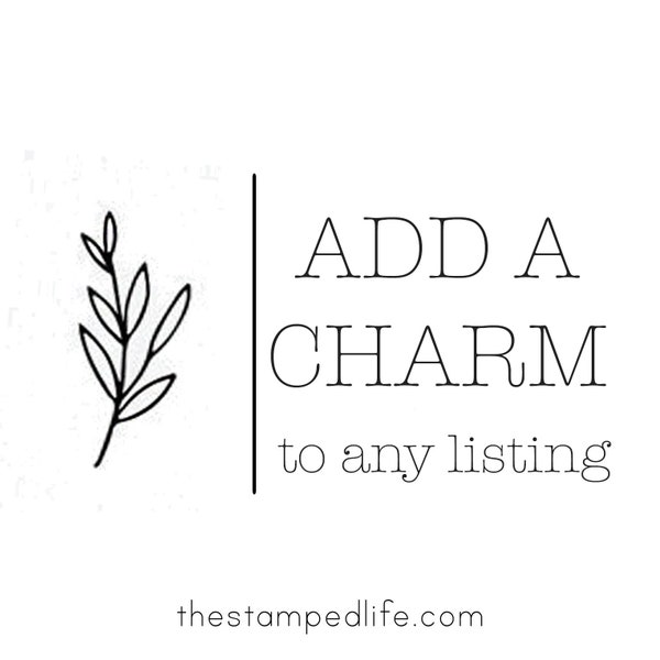 Add A Charm to Any Listing- Pick A Size