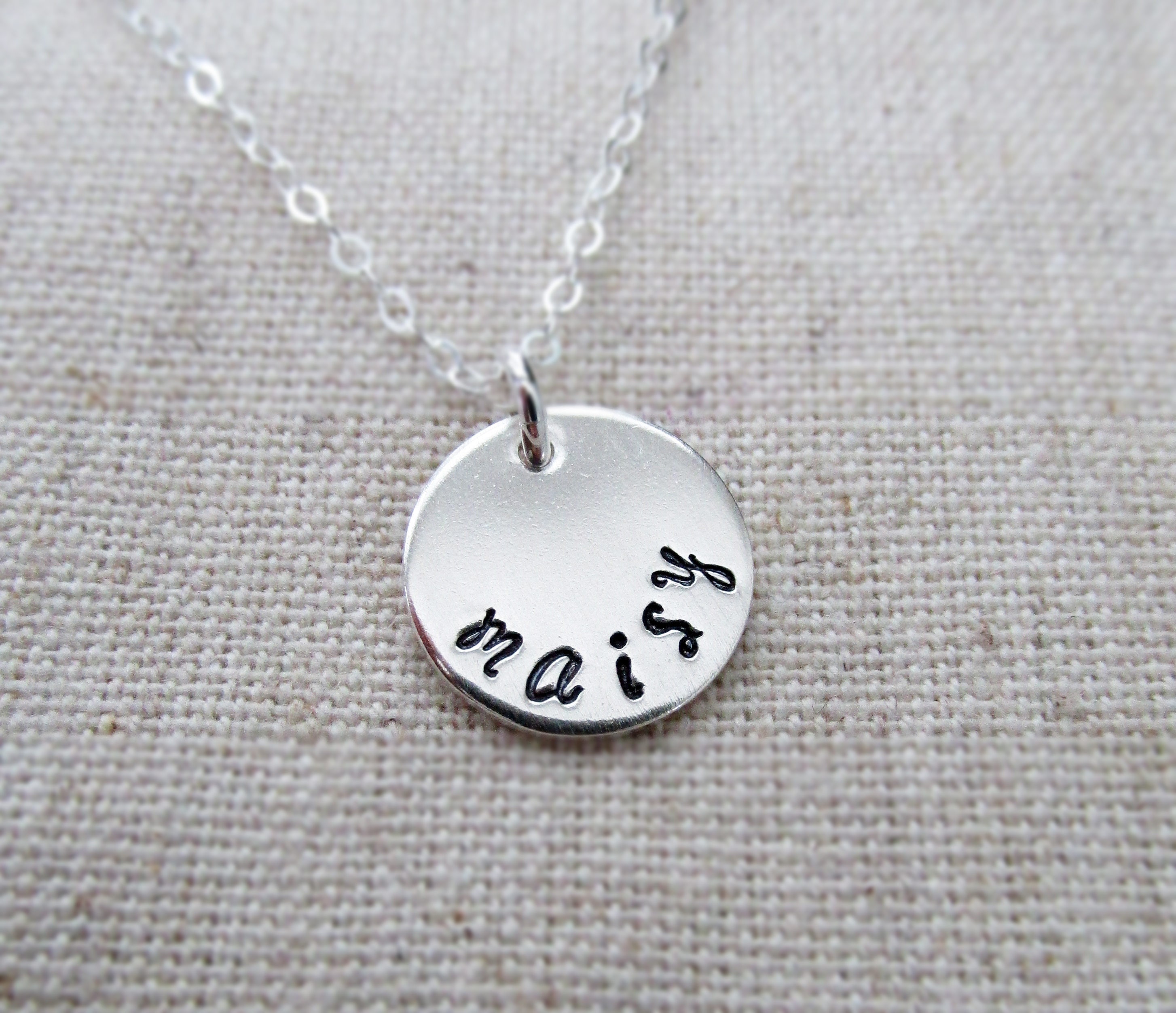 etsy custom necklace name