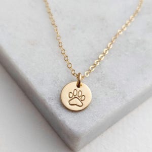 Pfote Abdruck Charm, Pfote Abdruck Halskette, Pfote Abdruck Halskette, Pfote Abdruck Halskette, Geschenk für Sie