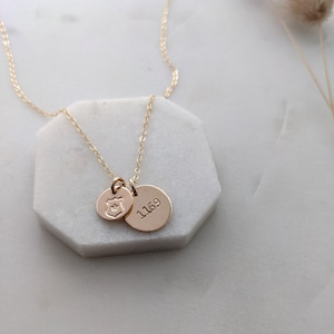 Police Wife Necklace, Custom Badge Number, The Stamped Life