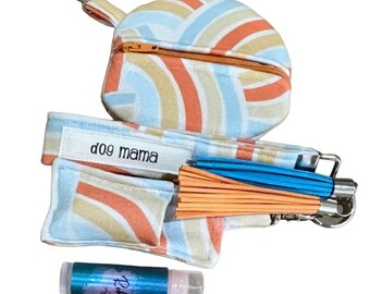 Cute little Wristlet with AirPod holder & ChapStick holder-eco-conscious materials