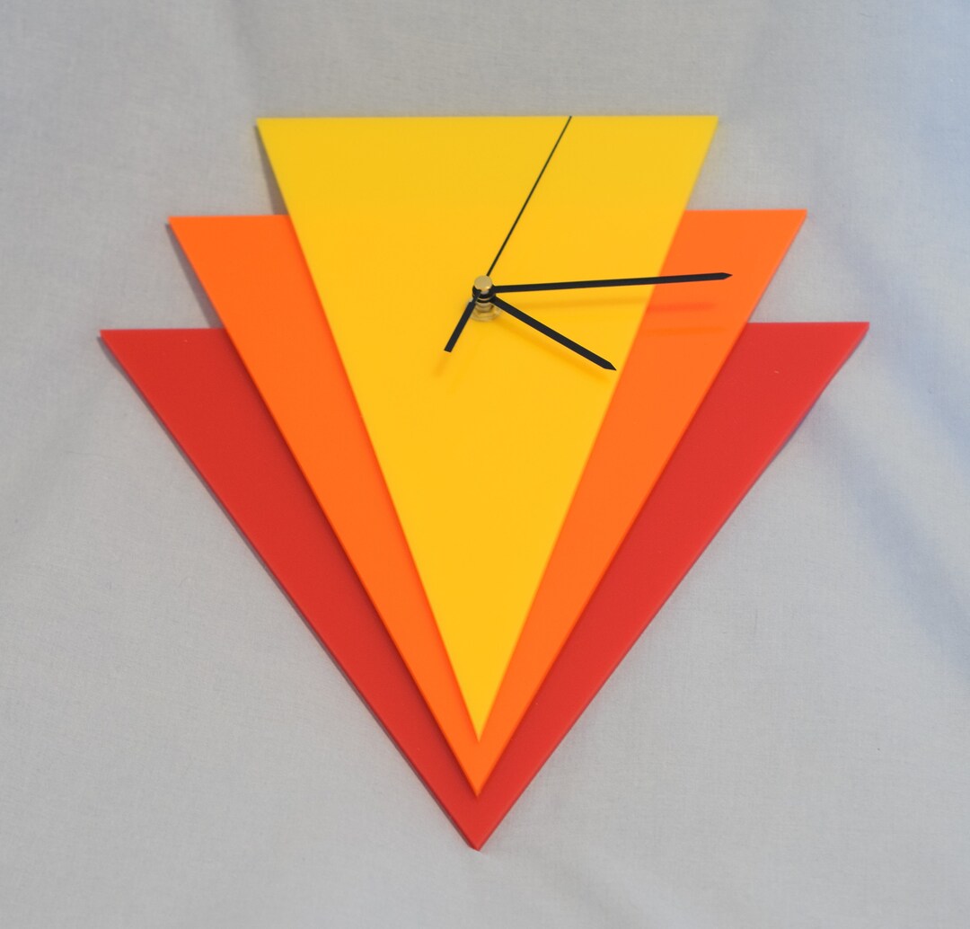 Art Deco Style Wall Clock /art Deco Wall Decor / House Etsy UK