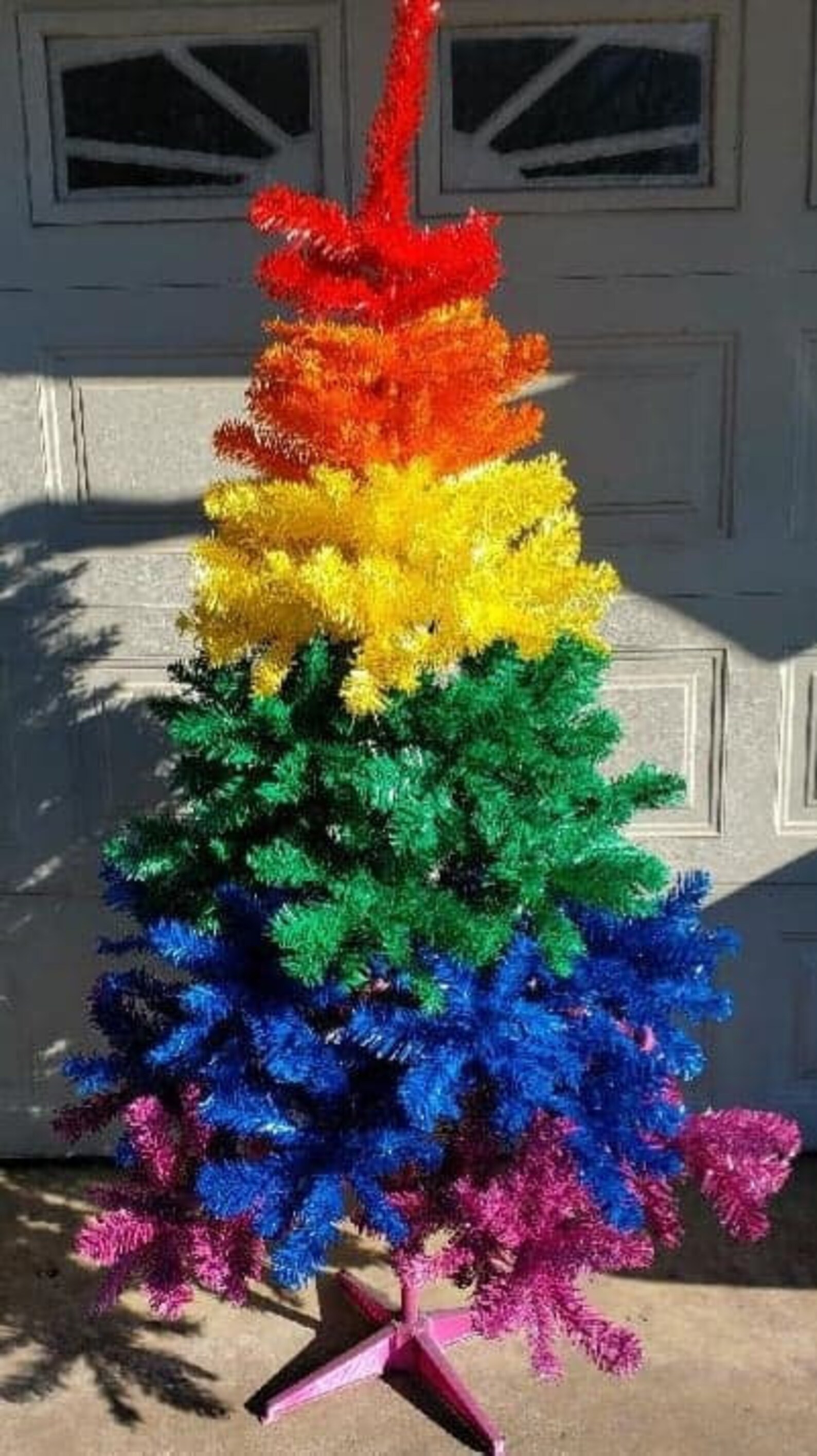 Gay Pride Handpainted Tree Etsy