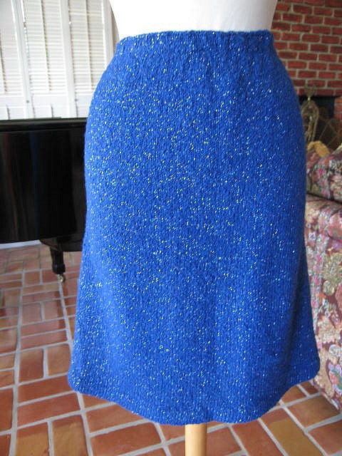 50s CROCHET Skirt and Top / Fits S / 50s Silver Lame Crochet - Etsy