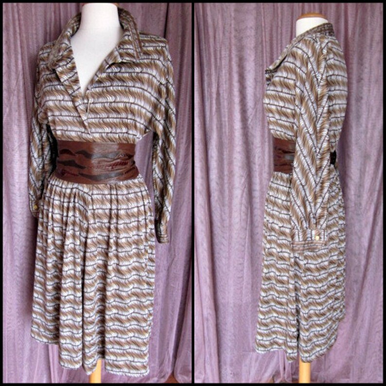 Roberta di Camerino dress / vintage Roberta di Camerino / 70s Roberta di Camerino dress / fits M image 3