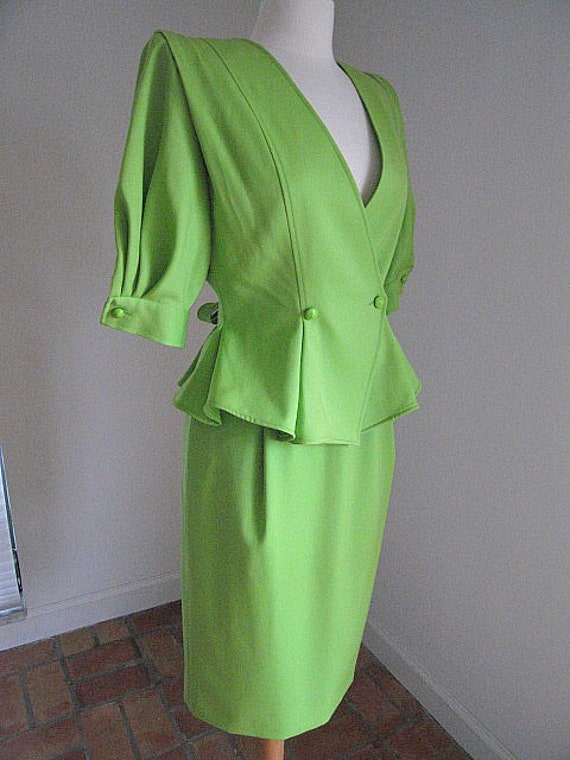 Vintage Ungaro suit / 80s Ungaro Skirt Jacket Sui… - image 6