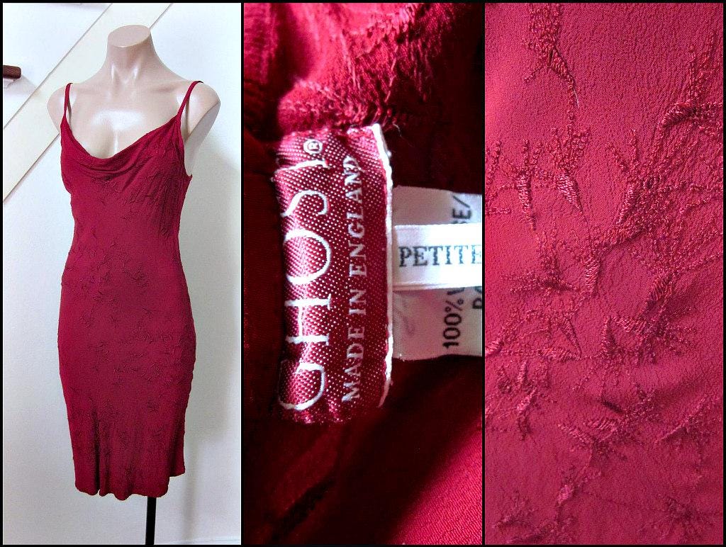 Vintage Ghost England Slip Dress: Broderie Anglaise, XS-S - Etsy