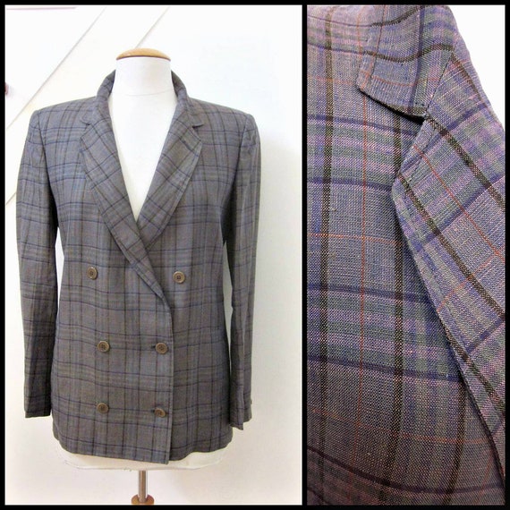 Gucci Linen Blazer / fits S  IT 40 / Vintage Gucc… - image 1