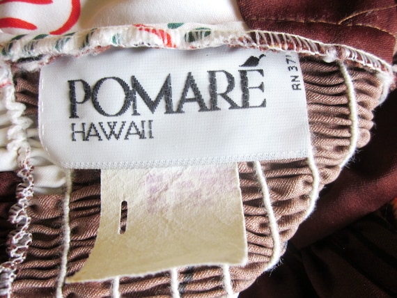 Pomare Hawaiian Dress / fits XS-S / Vintage Hawai… - image 10