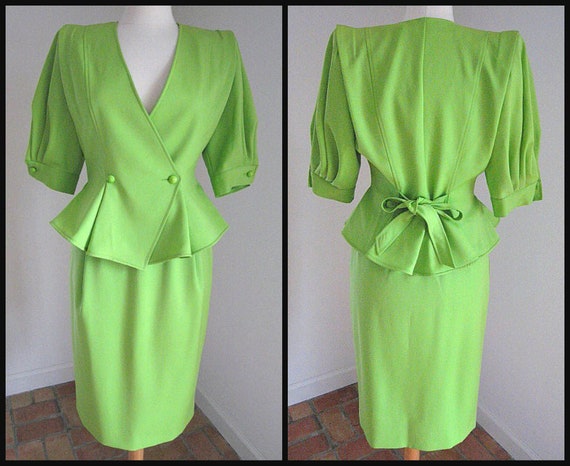 Vintage Ungaro suit / 80s Ungaro Skirt Jacket Sui… - image 1