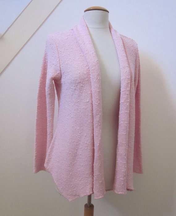 Willow Sweater / Pink Cardigan Sweater / fits S-M… - image 3