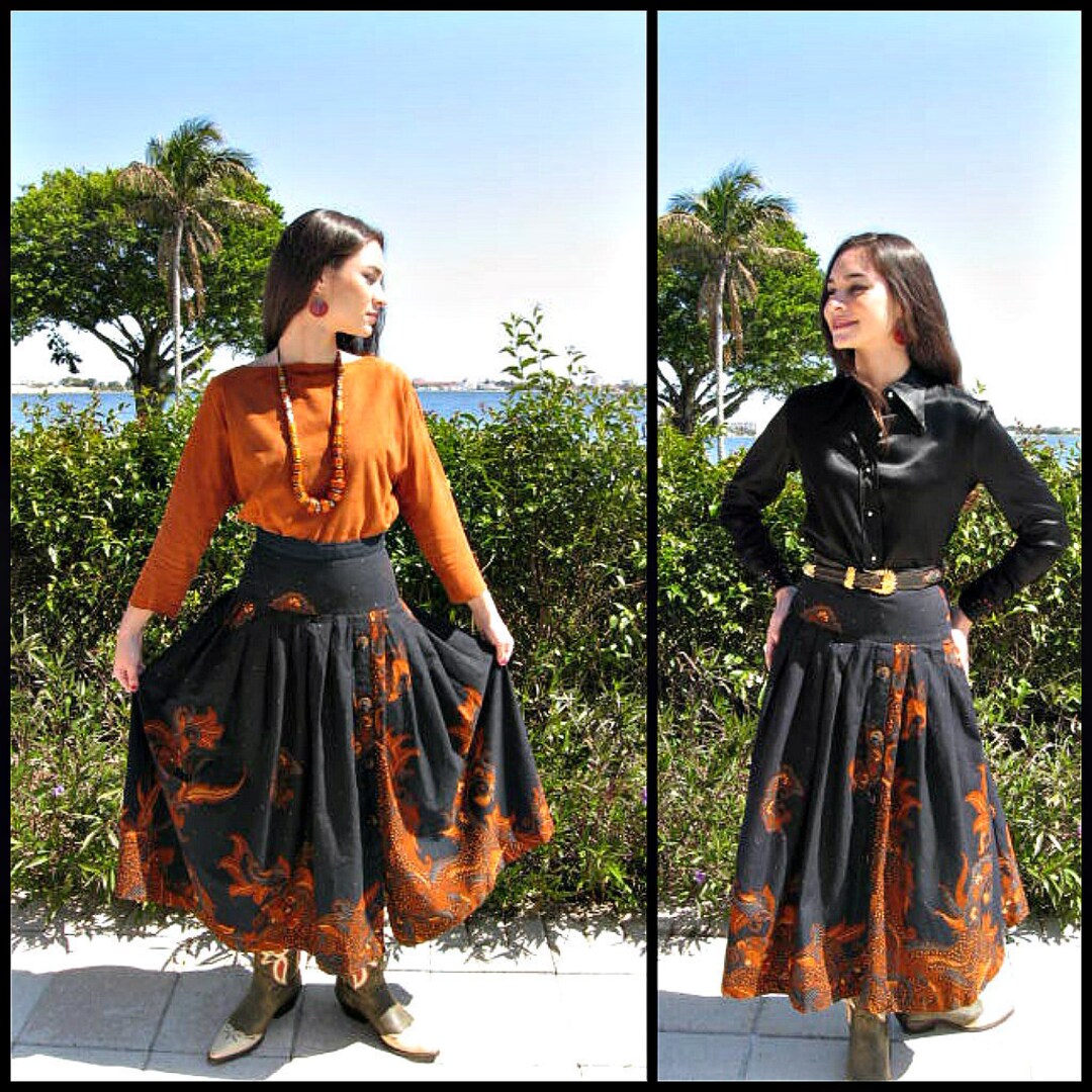 スカート vintage African batik skirt Remake】vintage african batik skirt リメイク アフリカン