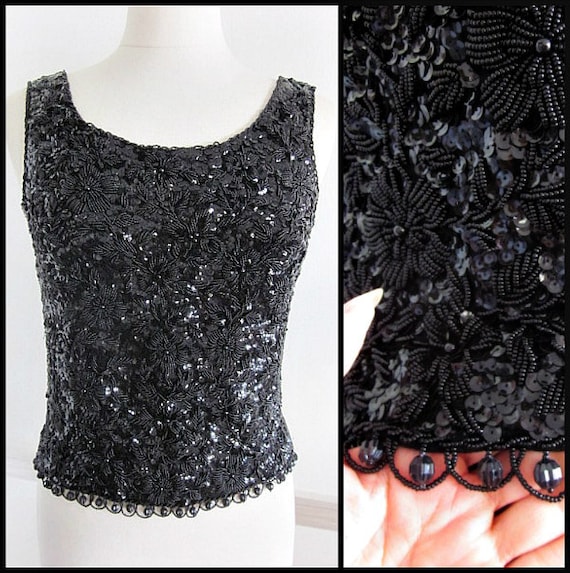 STEPHEN CHU Beaded Top / Stephen Chu Beaded Sweate