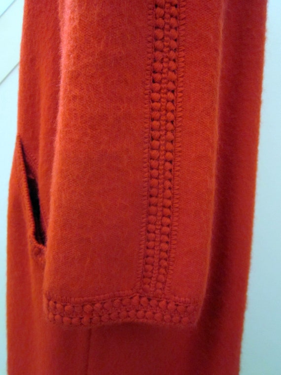 Handmade Peruvian Alpaca Coat / fits M-L / Artisa… - image 8