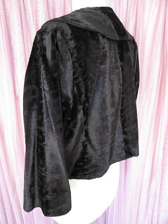 50s velvet jacket / fits M / 1950s velvet jacket … - image 9