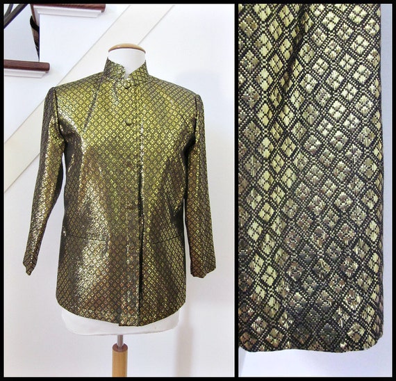 Thai Silk Jacket / Metallic Thai Silk Jacket / Vin