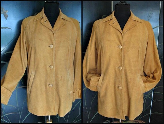 Greenbrier Suede Jacket / 50s Suede jacket / butte
