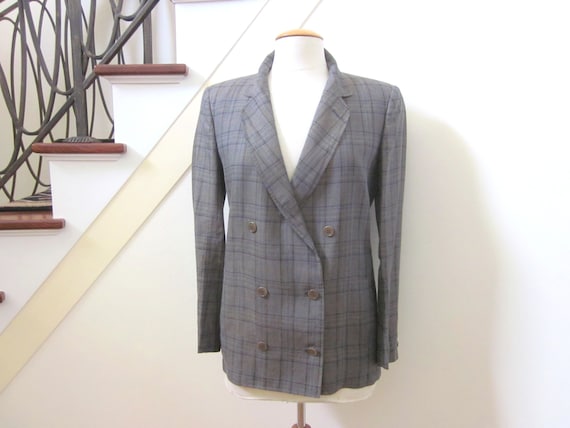 Gucci Linen Blazer / Fits S IT 40 / Vintage Gucci Blazer / 70s