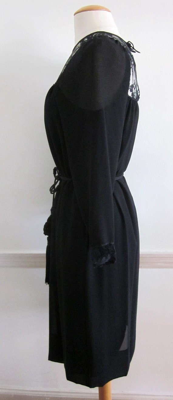 Hanae Mori Dress / Vintage Hanae Mori Dress / Bla… - image 6