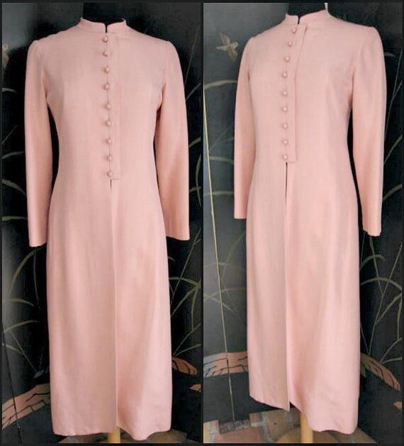 Vintage 60s Opera coat / Couture Maxi Coat / fits