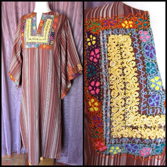 MASKIT caftan / vintage Maskit caftan / fits S-M /