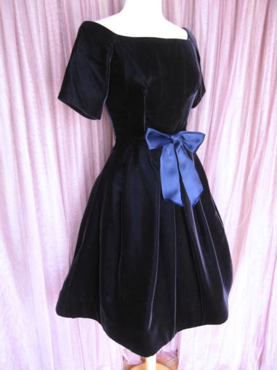 Scaasi Dress / vintage Scaasi dress / Scaasi velv… - image 5