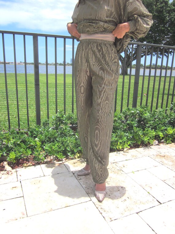 Clovis Ruffin Boutique Pants Set / 80s Clovis Ruf… - image 5