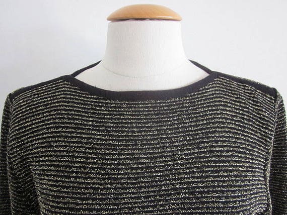 Krizia Sweater / Vintage Krizia Sweater / Gold St… - image 5