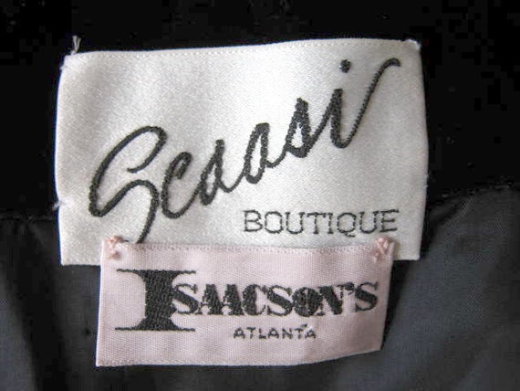 Scaasi Dress / vintage Scaasi dress / Scaasi velv… - image 10