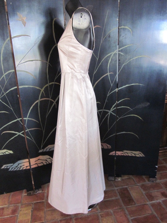 MAXMARA Silver Gown Maxi Dress / Pianoforte made … - image 8
