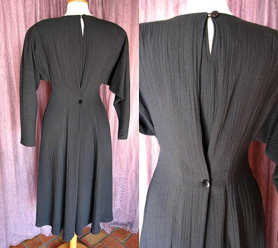 JEAN MUIR Dress / Jean Muir 80s dress / fits S-M … - image 2