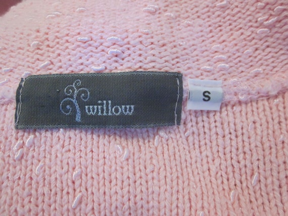 Willow Sweater / Pink Cardigan Sweater / fits S-M… - image 10