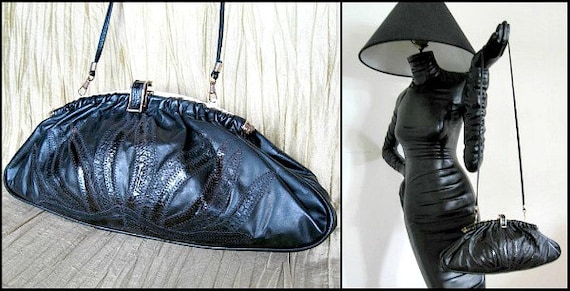 Women's Snake Print Crossbody Bag - PU Leather, Quilted, Chain Strap, Evening Clutch & Shoulder Purse - View #10