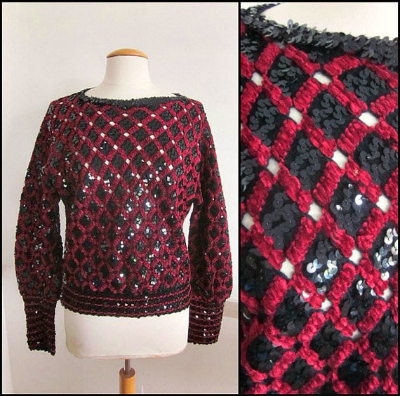 Burgundy chenille deals sweater