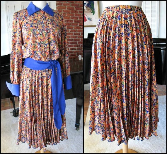 JEANNE MARC Vintage Dress / Jeanne Marc suit / Ple