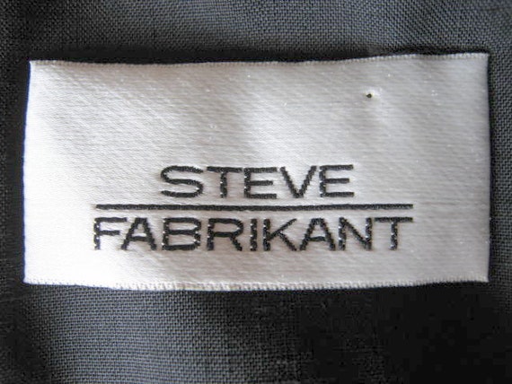 Steve Fabrikant Tuxedo Dress / Vintage Tuxedo Dre… - image 10