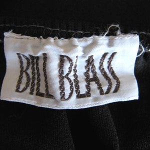 Bill Blass Skirt / fits XS-S / Vintage Bill Blass Maxi Skirt / Bill Blass ruffled skirt / Bill Blass black skirt / Bill Blass jersey skirt image 10