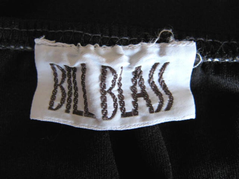 Bill Blass Skirt / fits XS-S / Vintage Bill Blass Maxi Skirt / Bill Blass ruffled skirt / Bill Blass black skirt / Bill Blass jersey skirt image 10