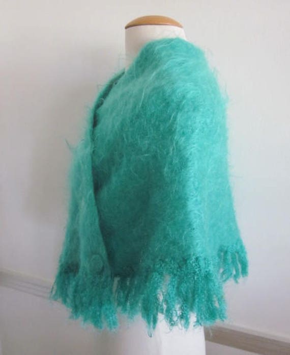 Highland Home Industries / handwoven Mohair Cape … - image 5