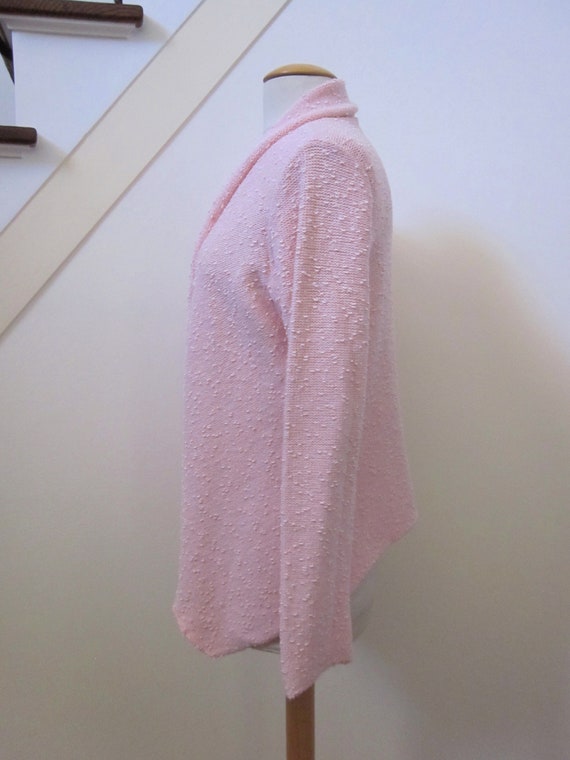 Willow Sweater / Pink Cardigan Sweater / fits S-M… - image 7