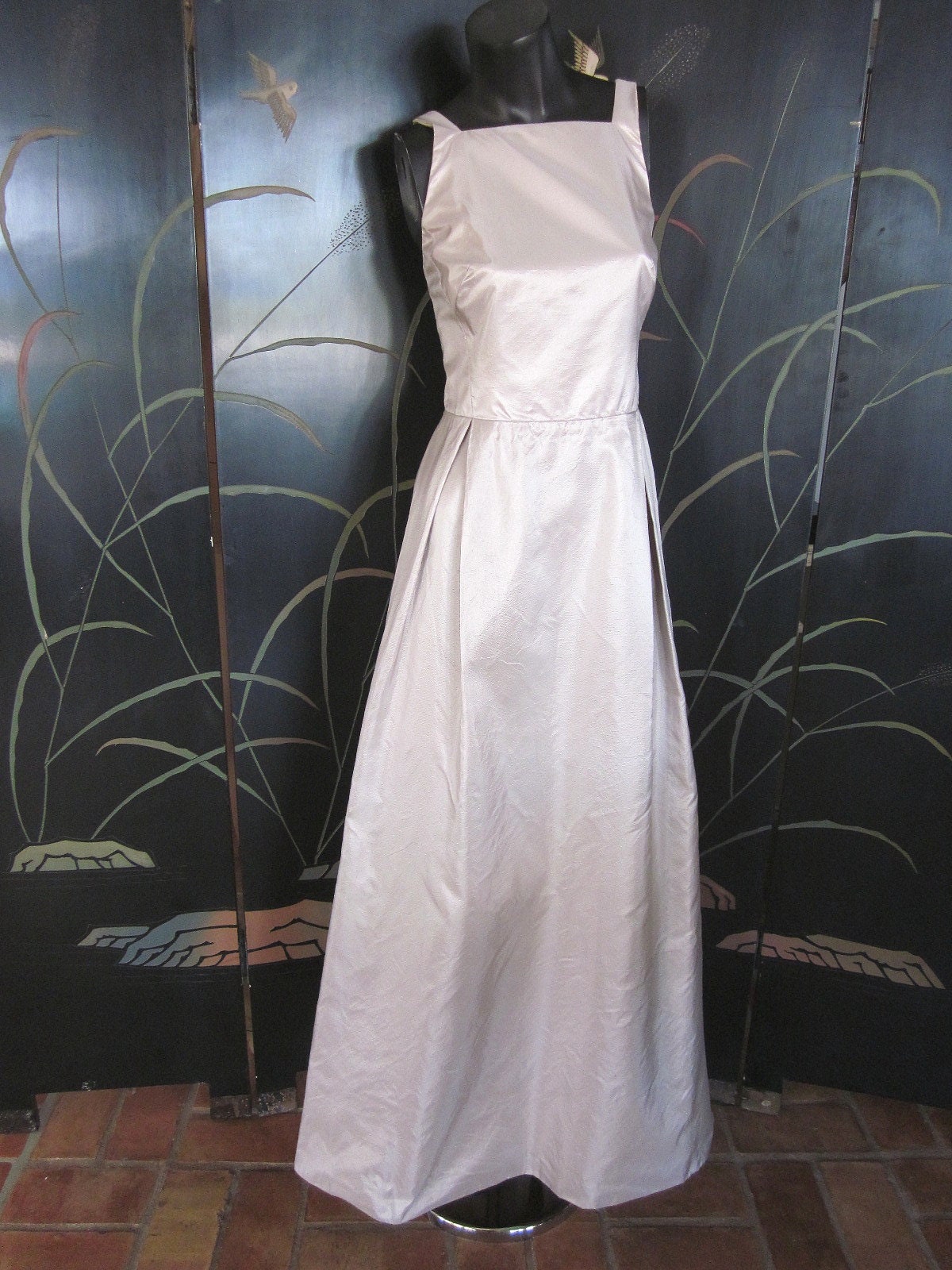 MAXMARA Silver Gown Maxi Dress / Pianoforte Made in Italy / - Etsy