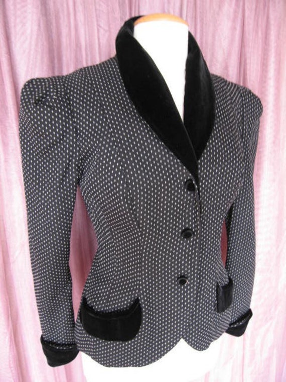 Norma Kamali Jacket / Sz 6 fits M / Vintage Norma… - image 4