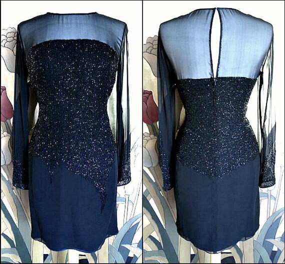 reese witherspoon birthday dress Blue Illusion Midi Dress XS main image 0